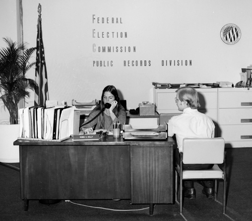 Original FEC Public Records Office, c. 1977